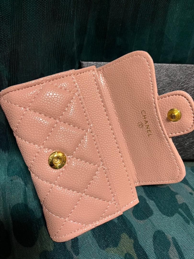 CHANEL 　ピンク 　キルティング 　ケース