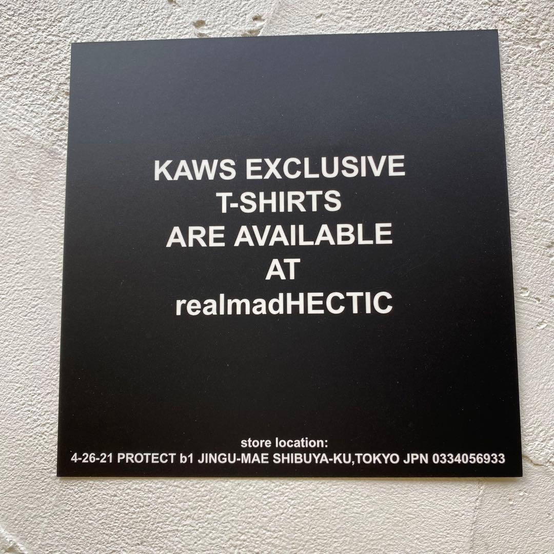KAWS × realmadHECTIC 限定品 ビンテージ フライヤー チラシ
