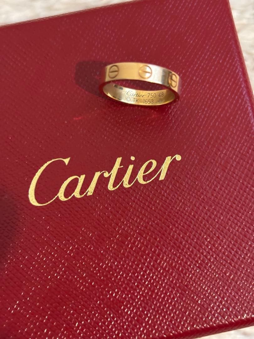 カルティエ Cartier ミニラブリング　ピンクゴールド　48