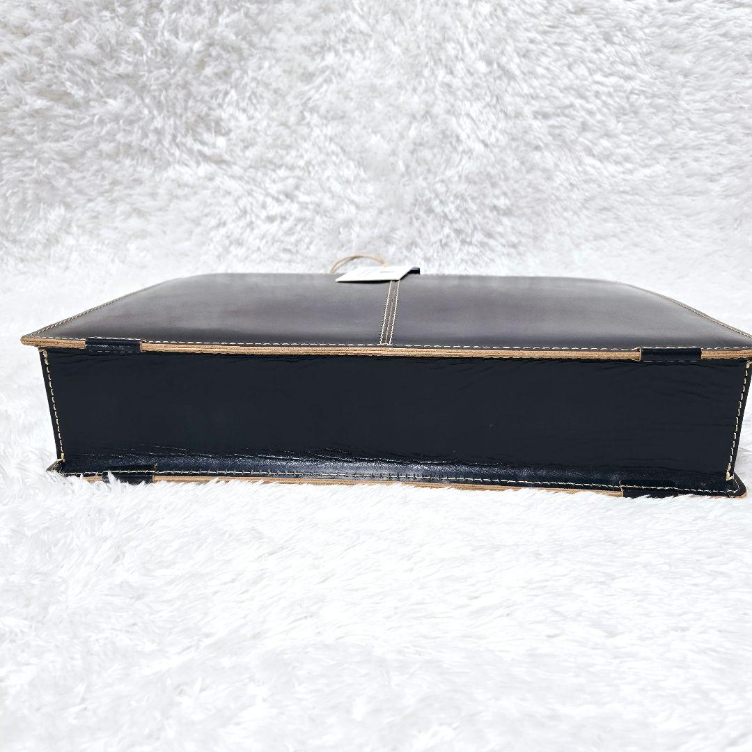 限定値下☆ブリーフケース ビジネスバッグ タグ付き 本革 A4収納可 日本製