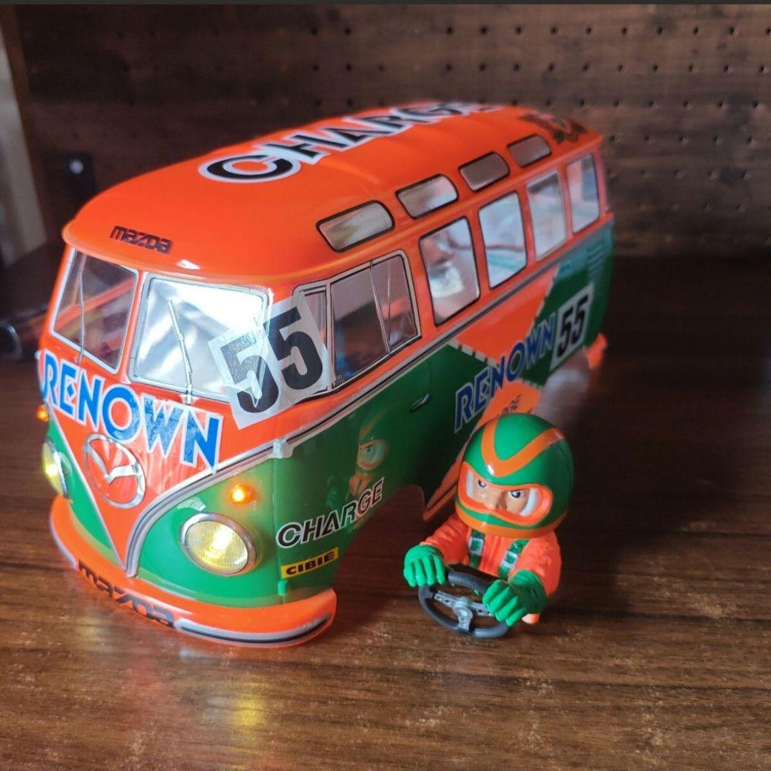 タミヤ　フォルクスワーゲン　ワーゲンバス　ボディ　ウイリー