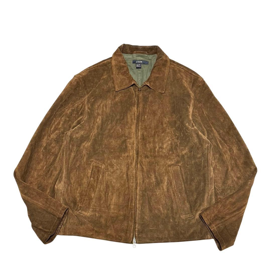 00s J.CREW ジェイクルー スウェード レザージャケット ブルゾン
