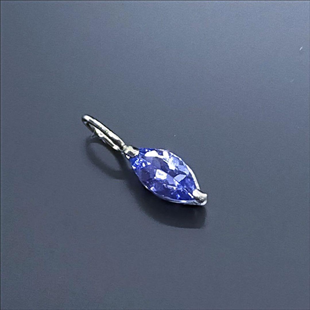 Pt900タンザナイトのペンダントトップ