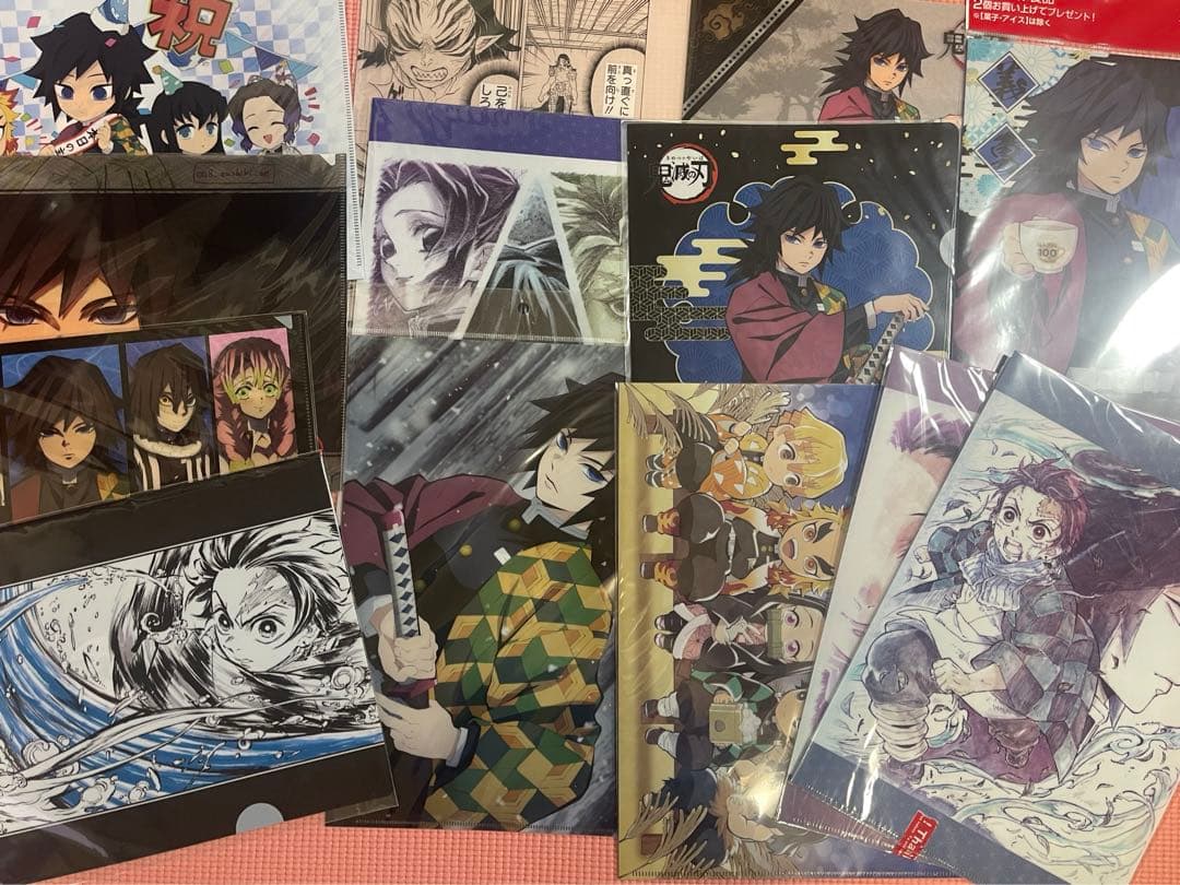 鬼滅の刃 クリアファイル セット A4サイズ　レア