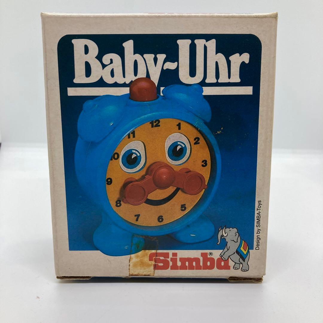 Simba Baby Uhr プラスチック トイ BLUE-BOX 1981