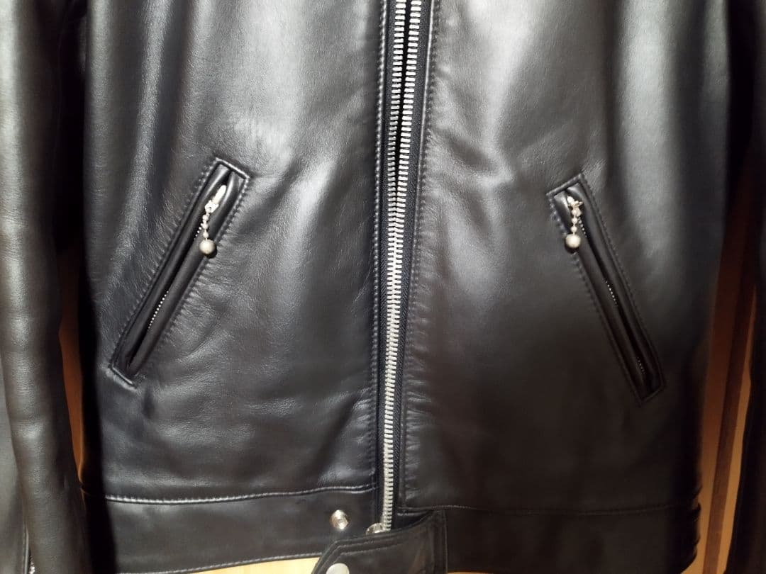 ルイスレザー　コルセア　シングルライダース　ブラック　36 　袖丈カスタ厶　美品