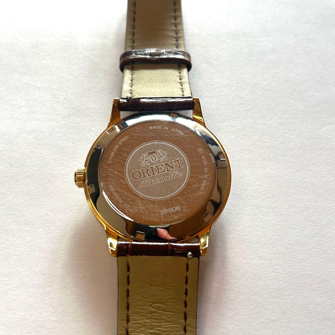 ORIENT オリエント バンビーノ 自動巻き レザーベルト 日本製 メンズ