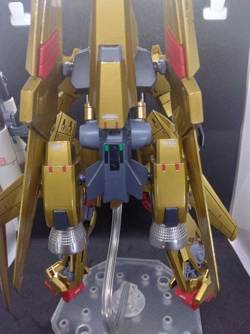 HG 百万式　メガシキ　塗装済み完成品　改造　台座　説明書付き