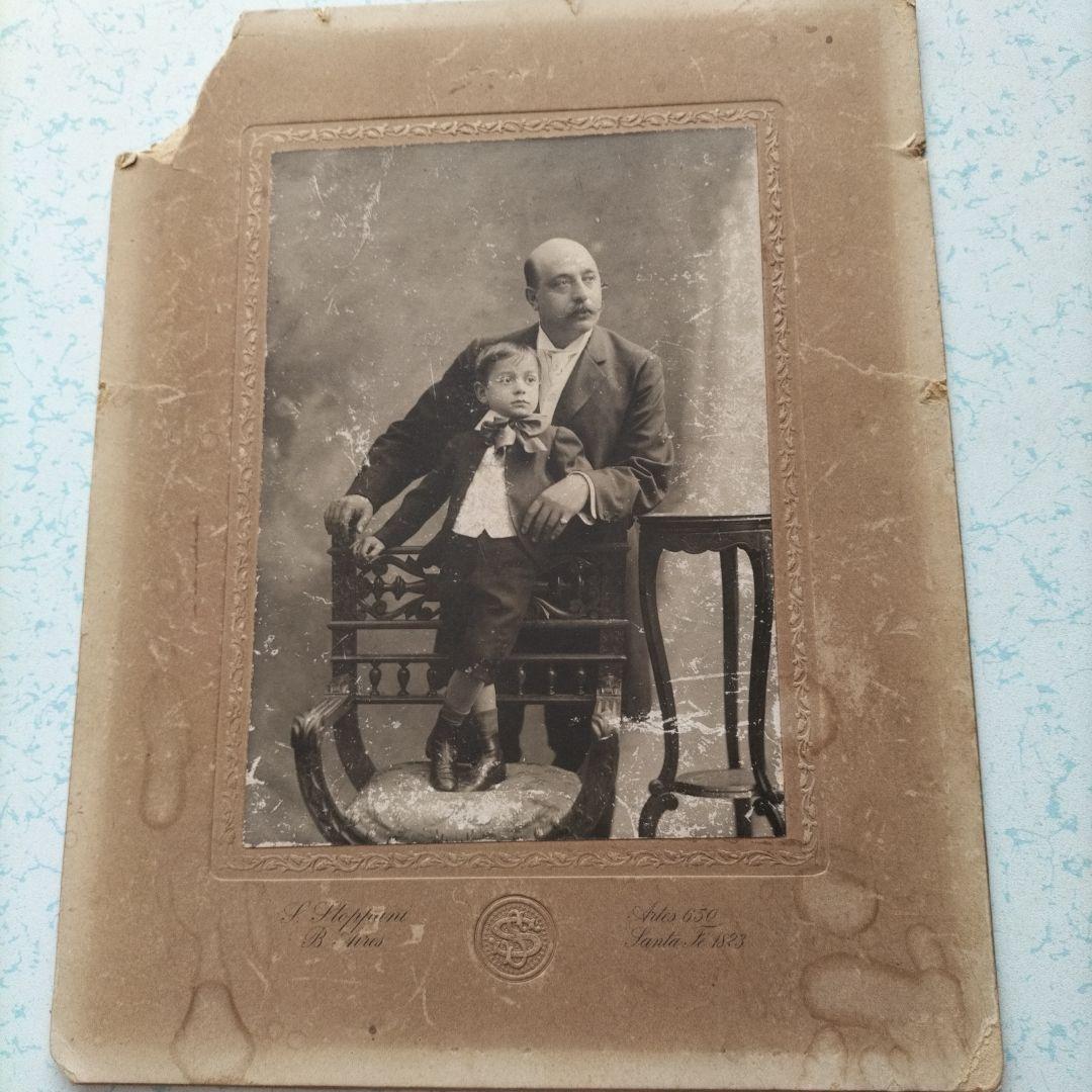 イタリアのアンティーク 肖像写真(1890年代後半～1900年代初頭？）