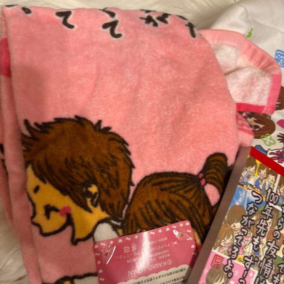 ラブ友　一期一会　平成レトロ　メモ帳 タオル　まとめ　クリアファイル