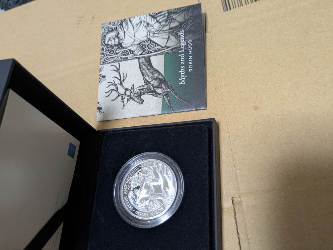 ロイヤルミント　ロビンフッド　1オンス銀貨プルーフ