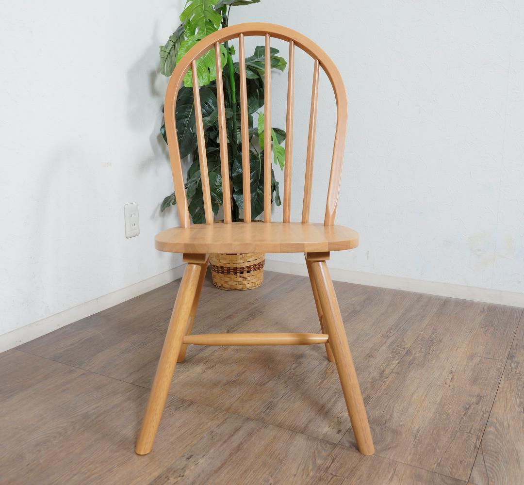 Pangrum ダイニングチェアー　ウィンザーチェア 背部丸型 2脚セット