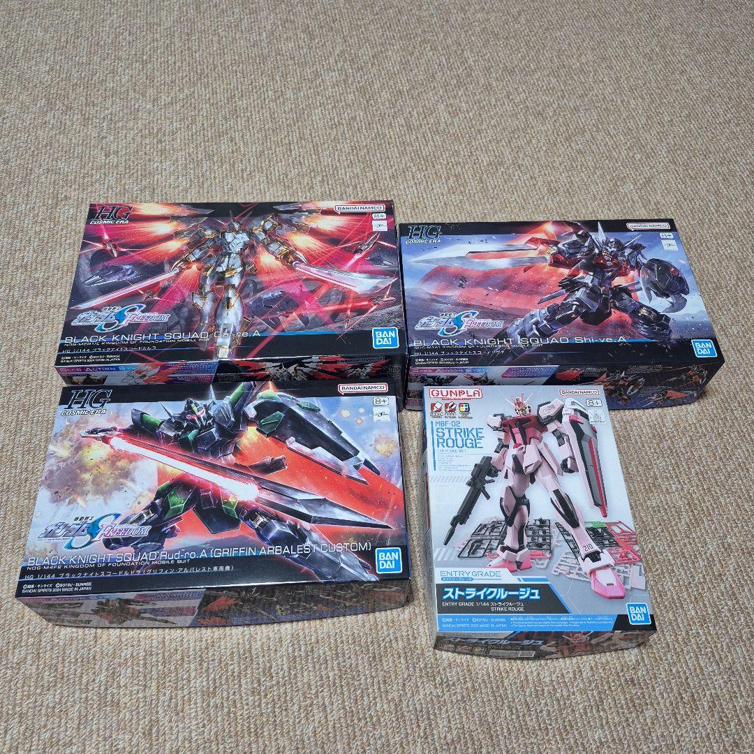 ＨＧ 1/144 ブラックナイトスコード カルラ、シヴァ、ルドラ等 セット