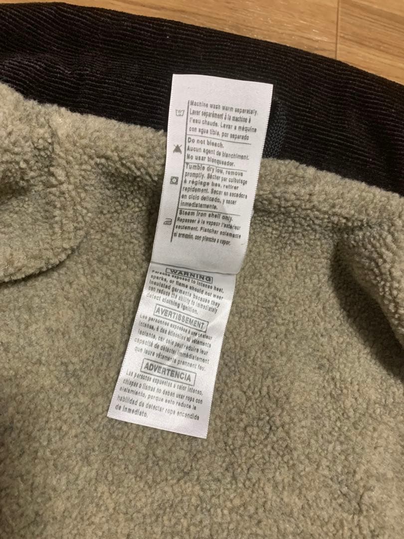 Carhartt J164 DKB ダークブラウンジャケット シェルパ裏地