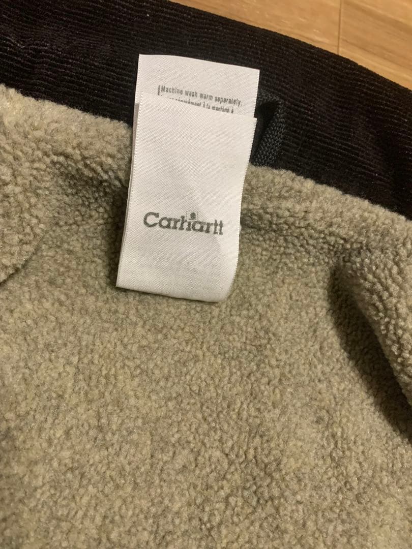 Carhartt J164 DKB ダークブラウンジャケット シェルパ裏地