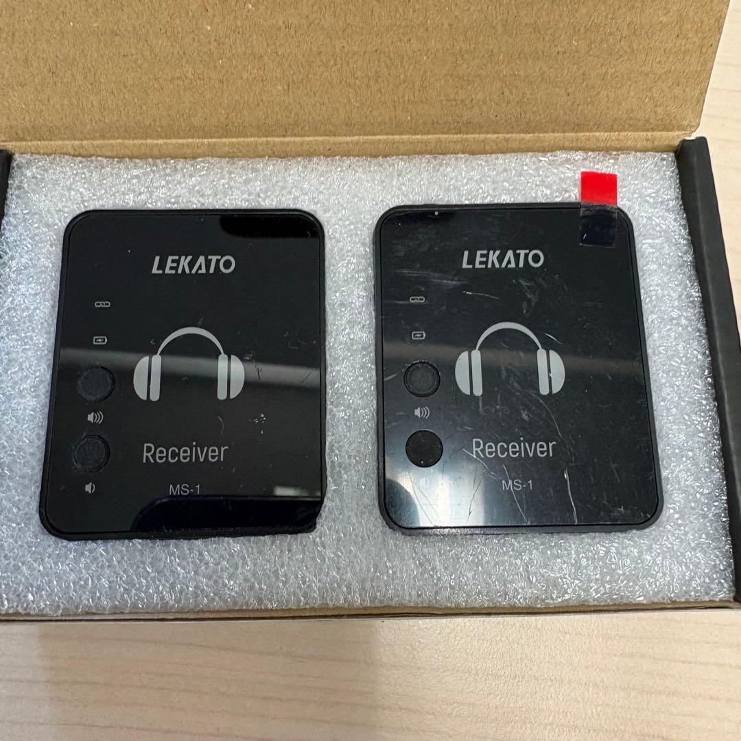 LEKATO MS-1 ワイヤレスシステムセット　ワイヤレスイヤーモニター　8個