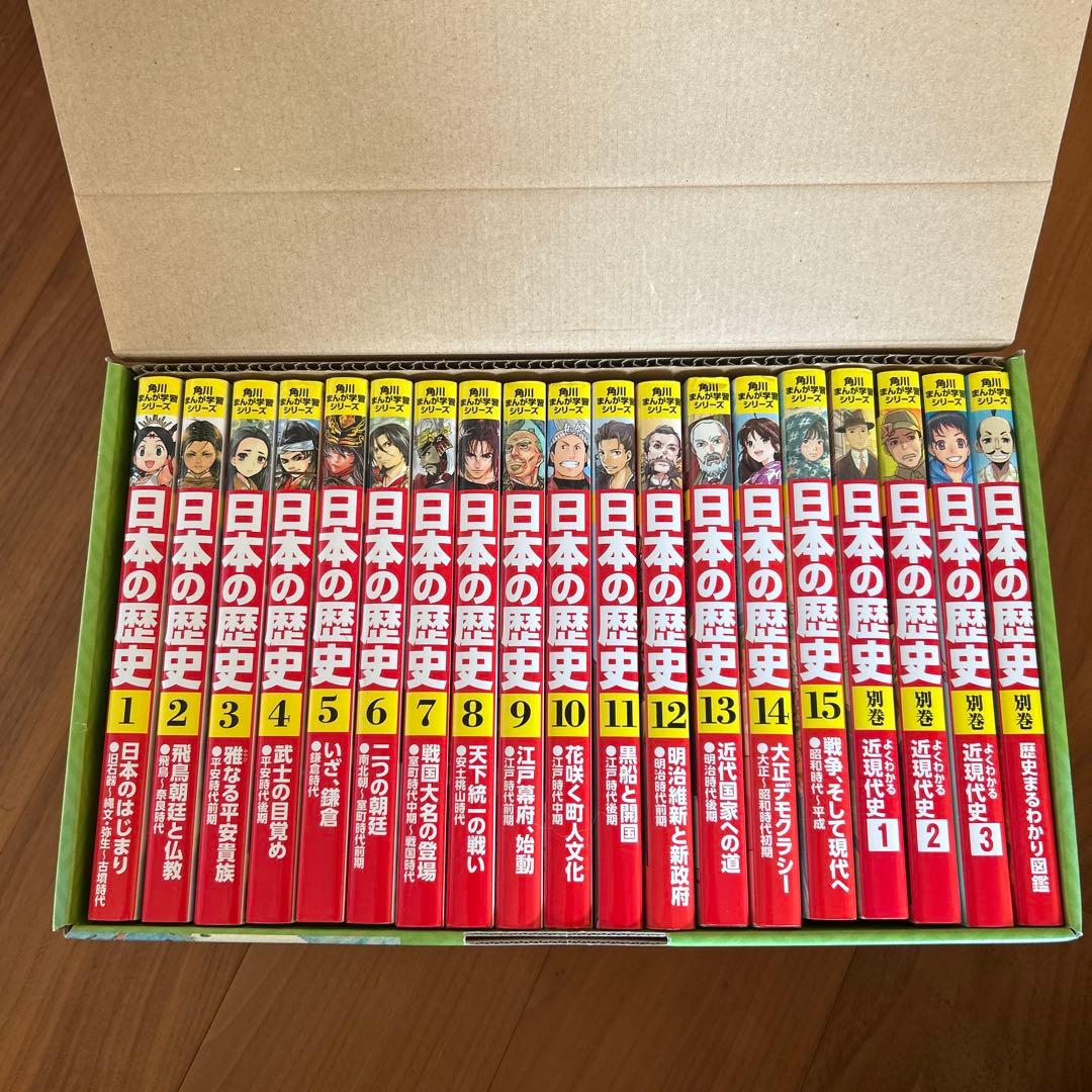 日本の歴史　角川　全巻セット