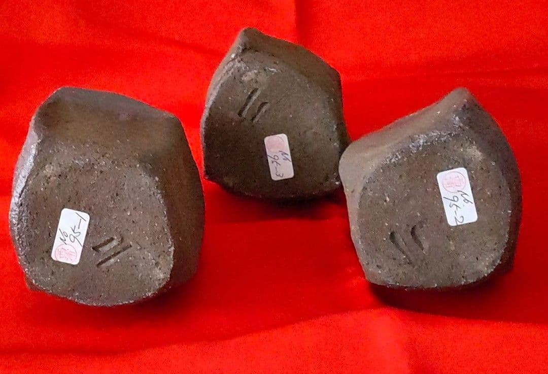 越前　組徳利　三客　西浦武