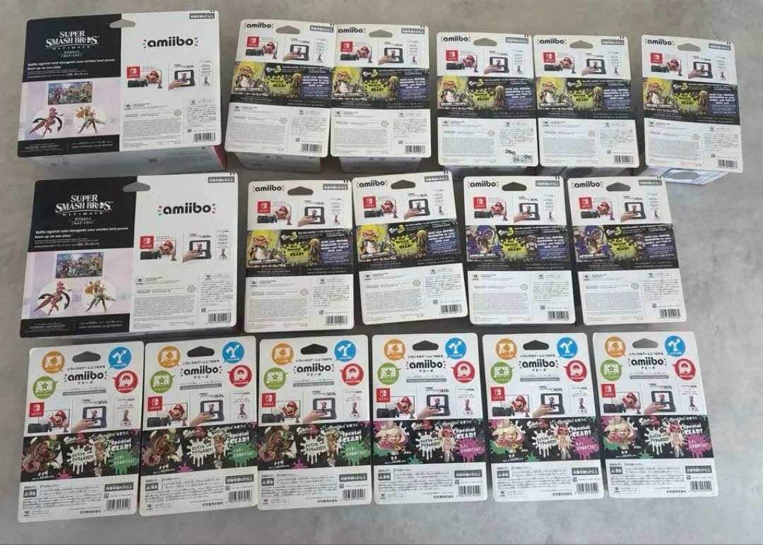 amiibo フィギュアセット 17個セット　スプラトゥーン ゼノブレイド