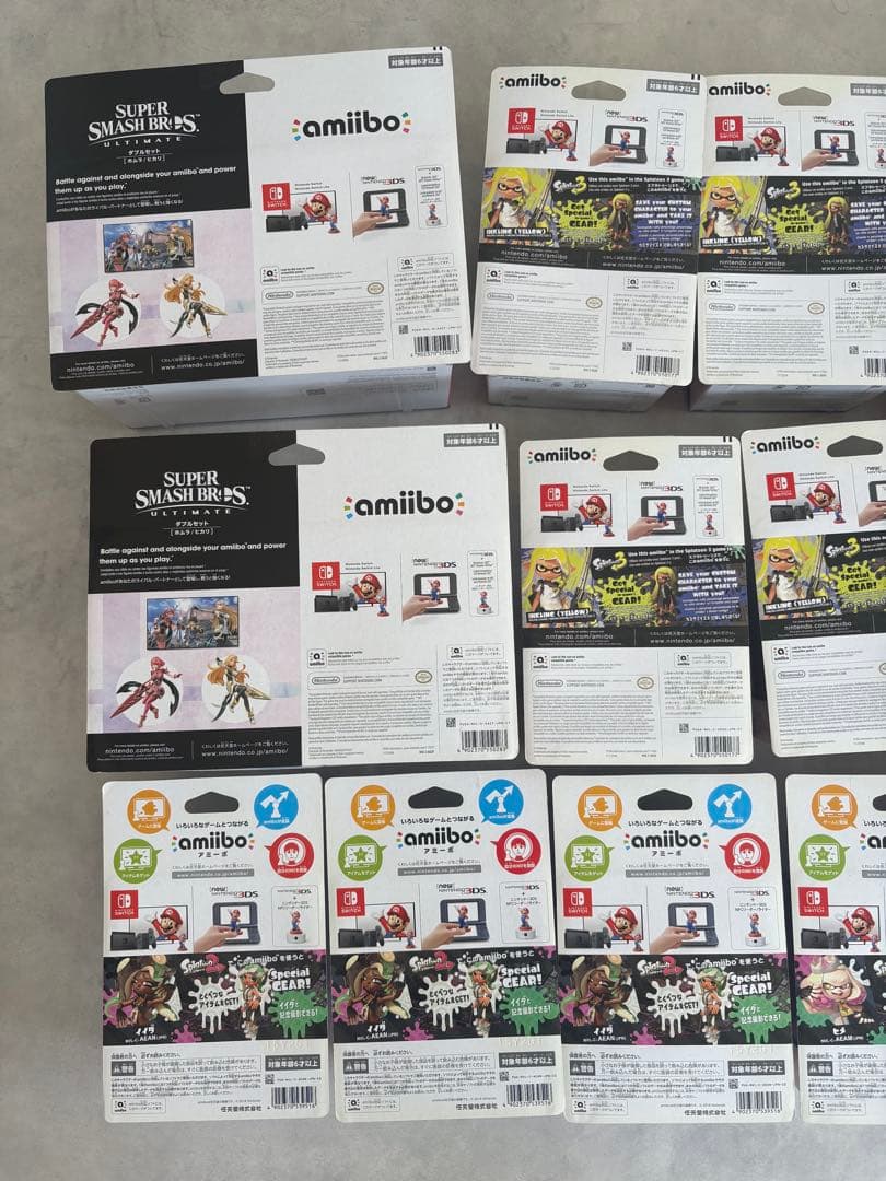 amiibo フィギュアセット 17個セット　スプラトゥーン ゼノブレイド