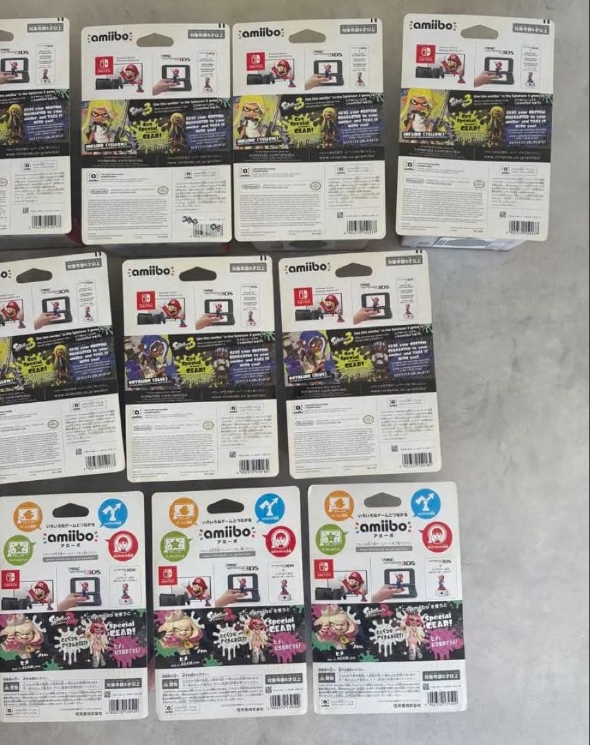 amiibo フィギュアセット 17個セット　スプラトゥーン ゼノブレイド