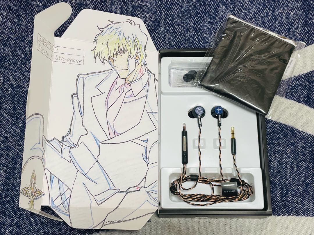 ▲血界戦線 スティーヴン ハイレゾ対応 ONKYO 有線イヤホン