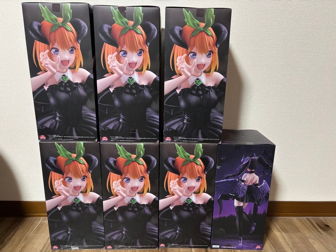 五等分の花嫁 Bicute Dark Figure 中野四葉 ×6 + 時崎狂三