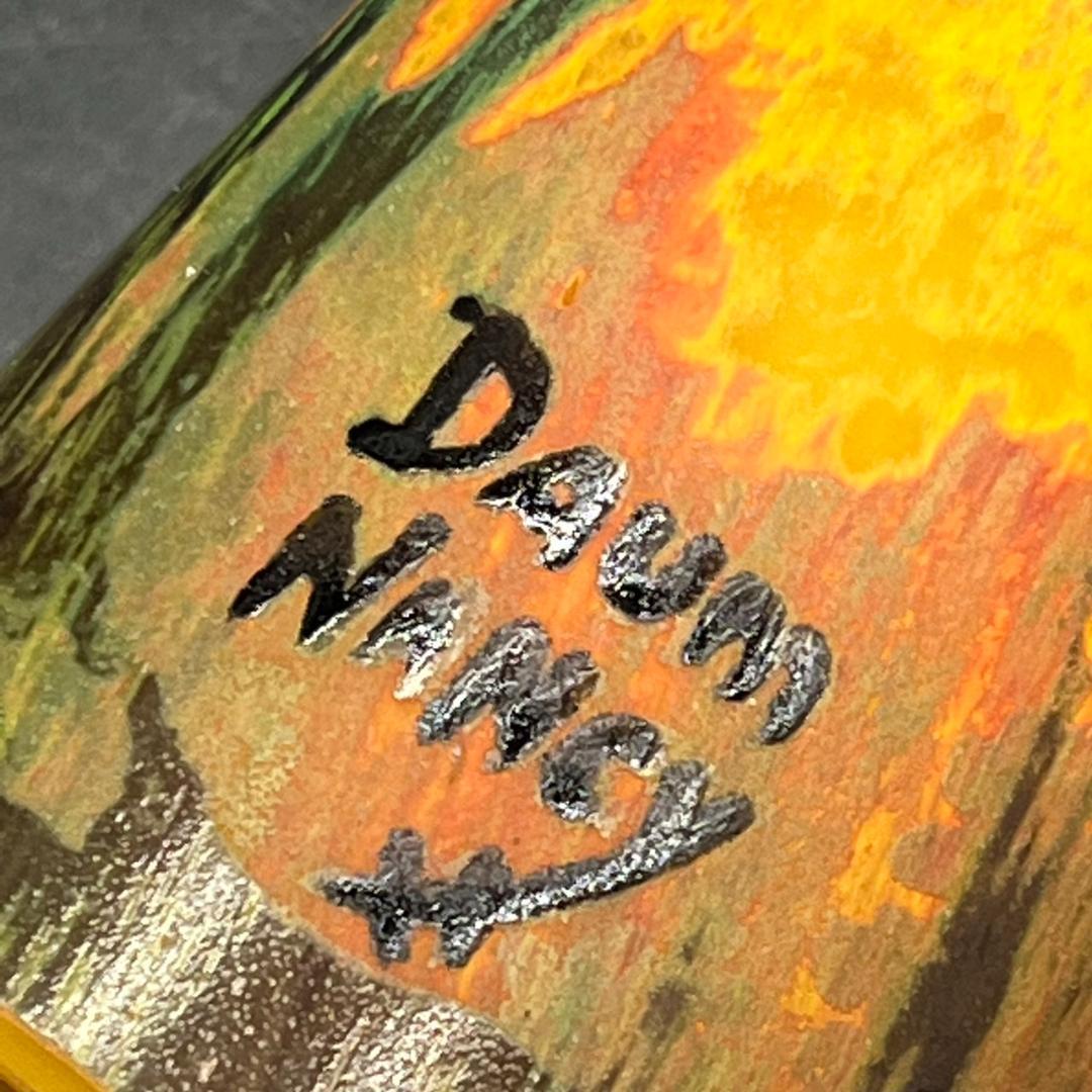 ドームナンシー　卓上照明　アンテルカレール　被せガラス　高さ18cm