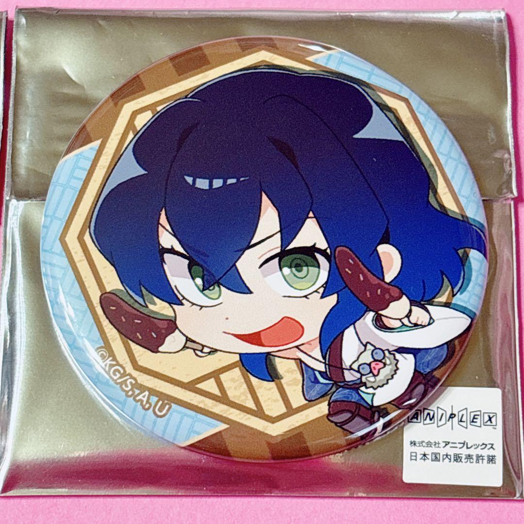 ♡鬼滅の刃 嘴平伊之助 セガ コラボカフェ たい焼き デフォルメ缶バッジ♡