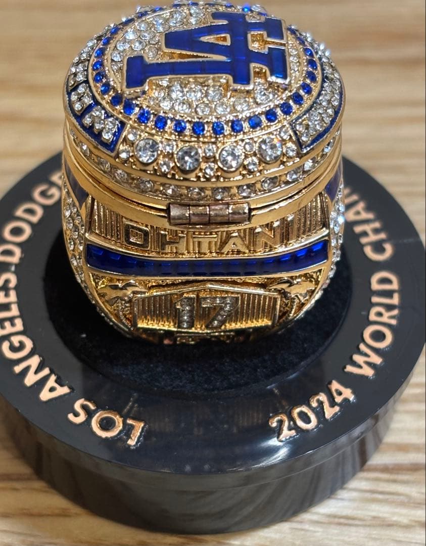 値下！⭐️非売品⭐️大谷翔平 2024セミオーセンティックチャンピオンリング➕カード