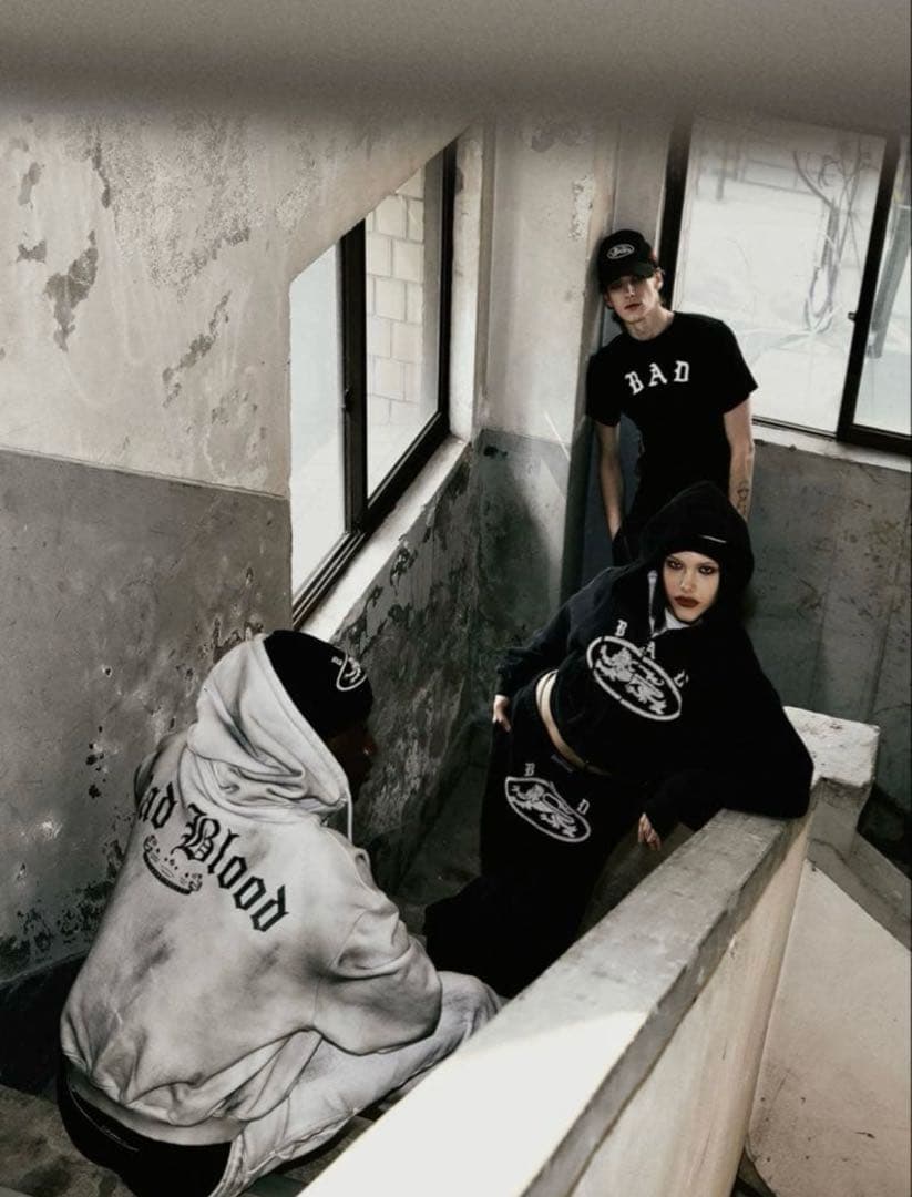 ストリート系 BADBLOOD セットアップ US UK DRILL 韓国