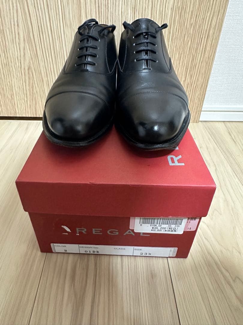 REGAL 01DR 23.5 美品　ストレートチップ　革底