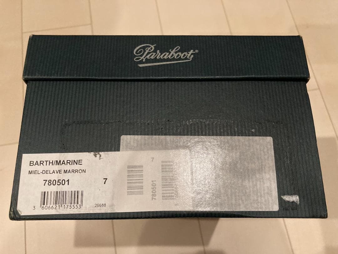 0*8様 Paraboot BARTH サイズ7 パラブーツ ブラウン デッキシ