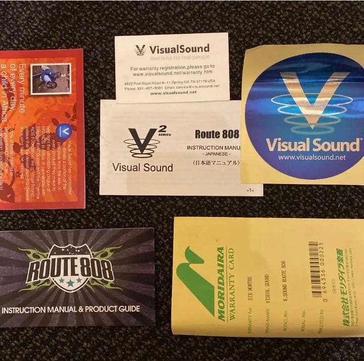 Visual Sound Route808 オーバードライブ(保証書・箱付き！)