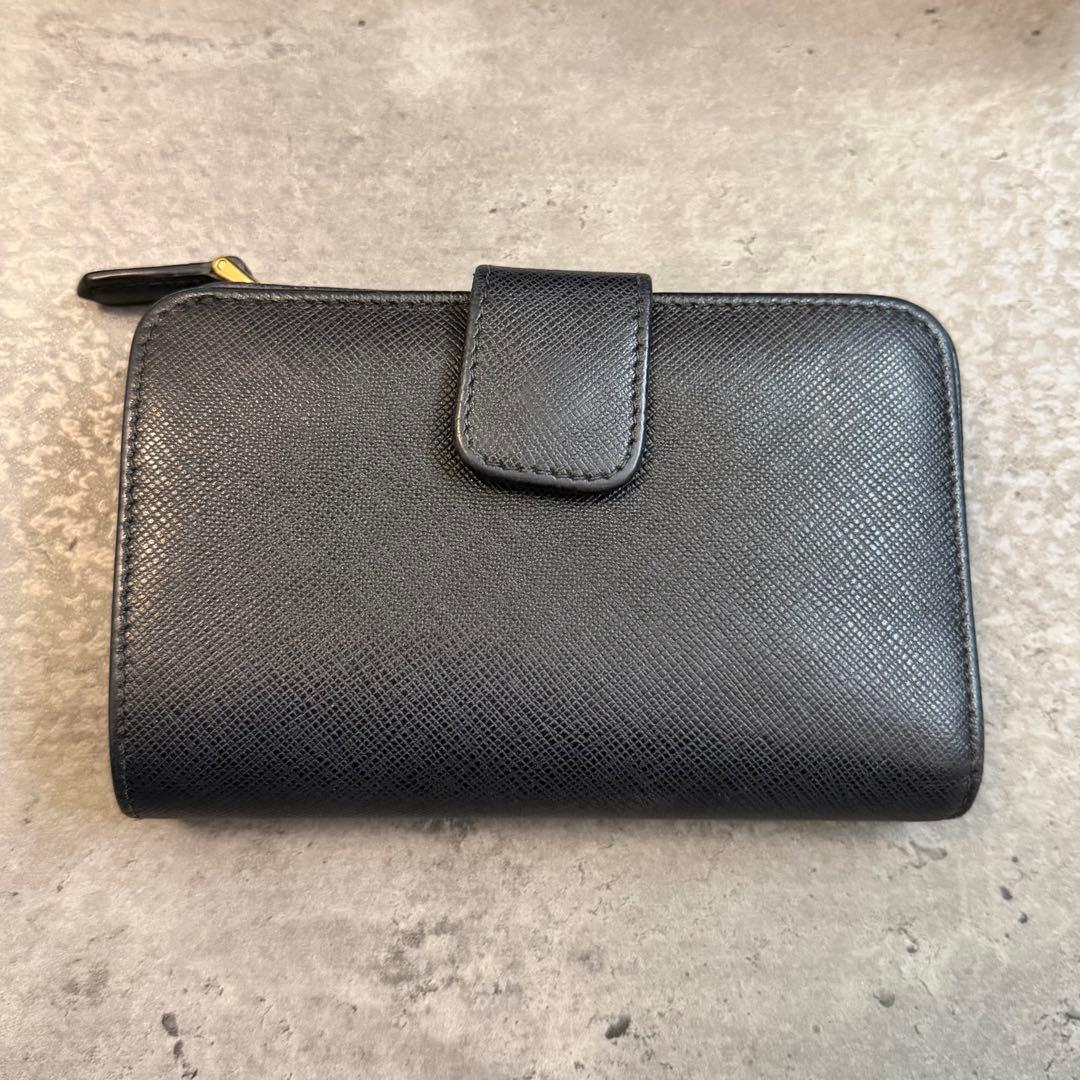 PRADA プラダ 二つ折り財布 サフィアーノ