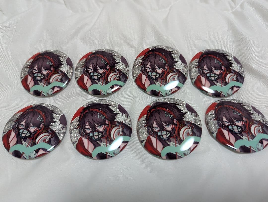 【Stun Mode】ランダムグリッター缶バッジ 三枝明那