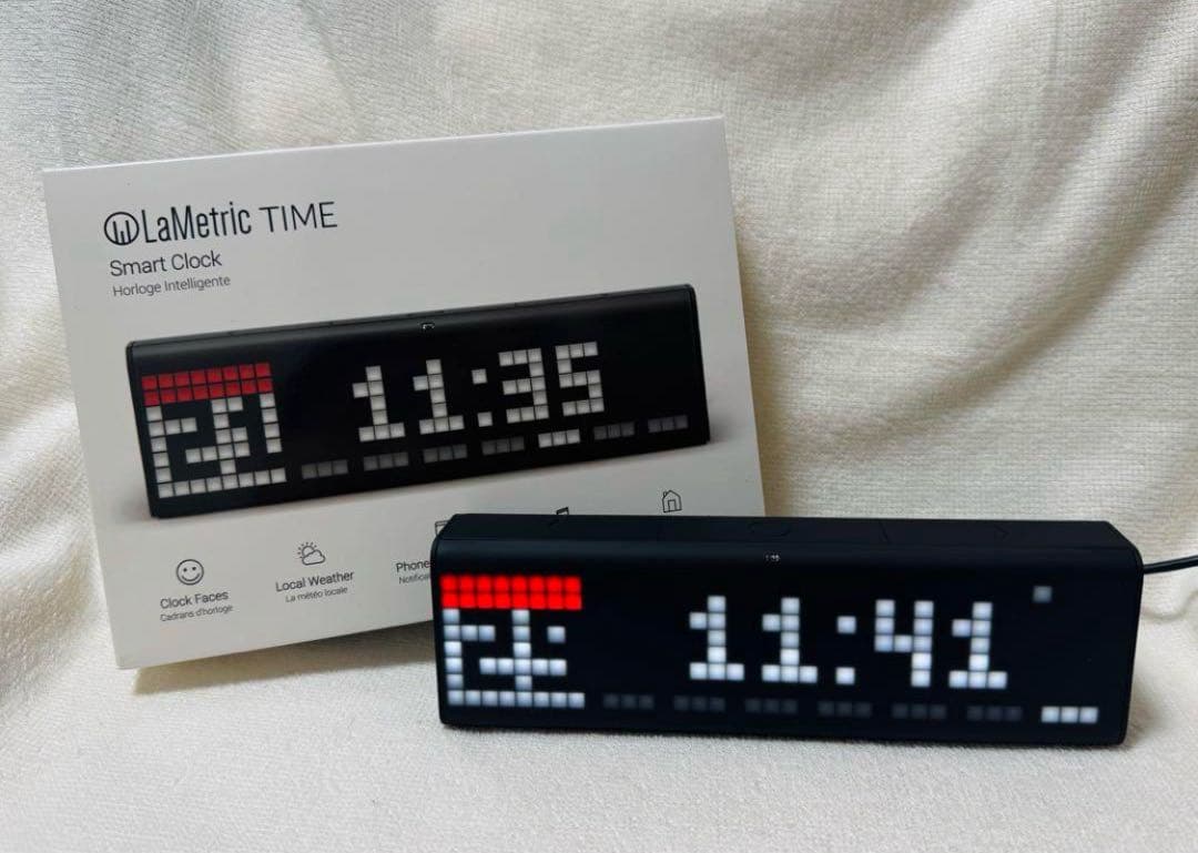 【早い者勝ち】LaMetric Time アプリ付きWi-Fi時計