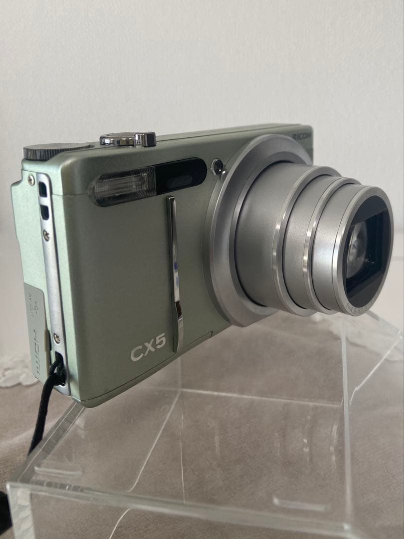 RICOH CX5 デジタルカメラ 動作確認済 充電器/電池取説付