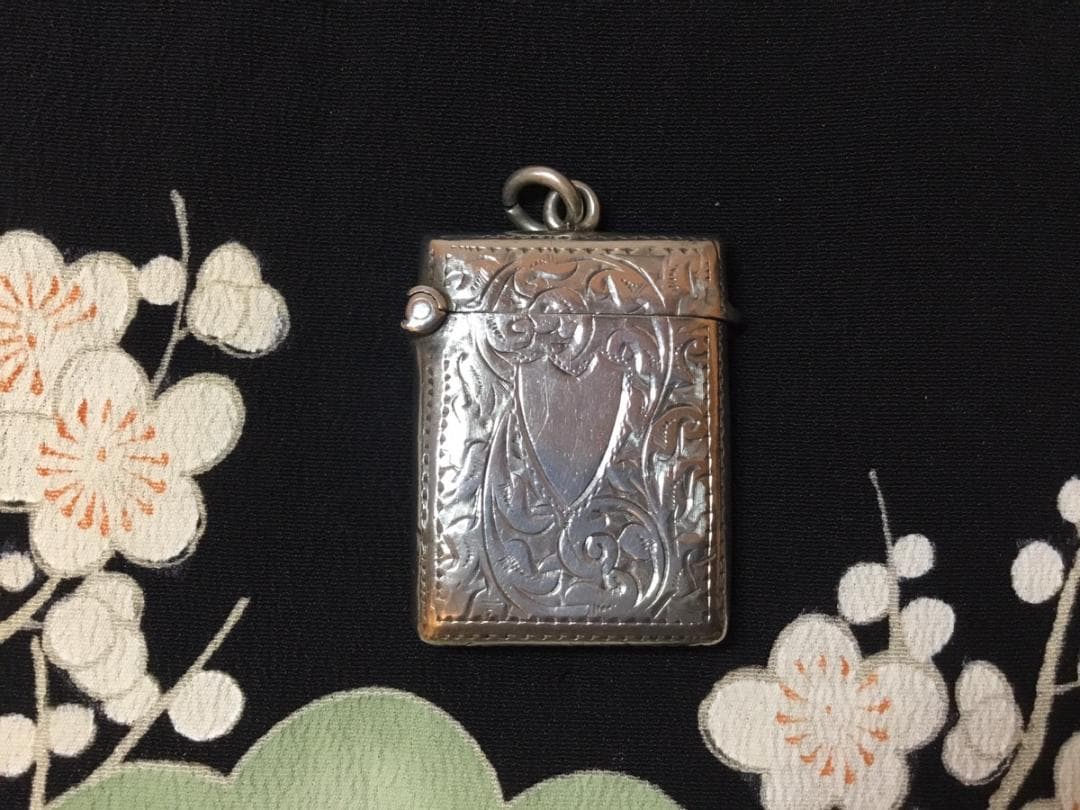 アンティーク シルバー マッチケース バーミンガム 1908年 15.2g