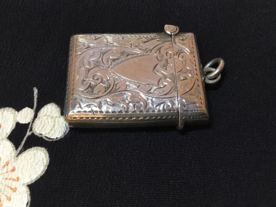 アンティーク シルバー マッチケース バーミンガム 1908年 15.2g
