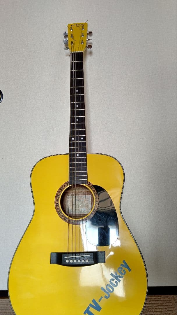 イエロー アコースティックギター TV-Jockey