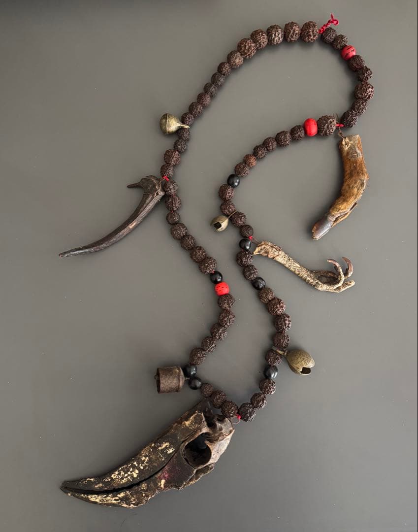 貴重★ オールドシャーマンネックレス / チベット ネパール インド 菩提樹