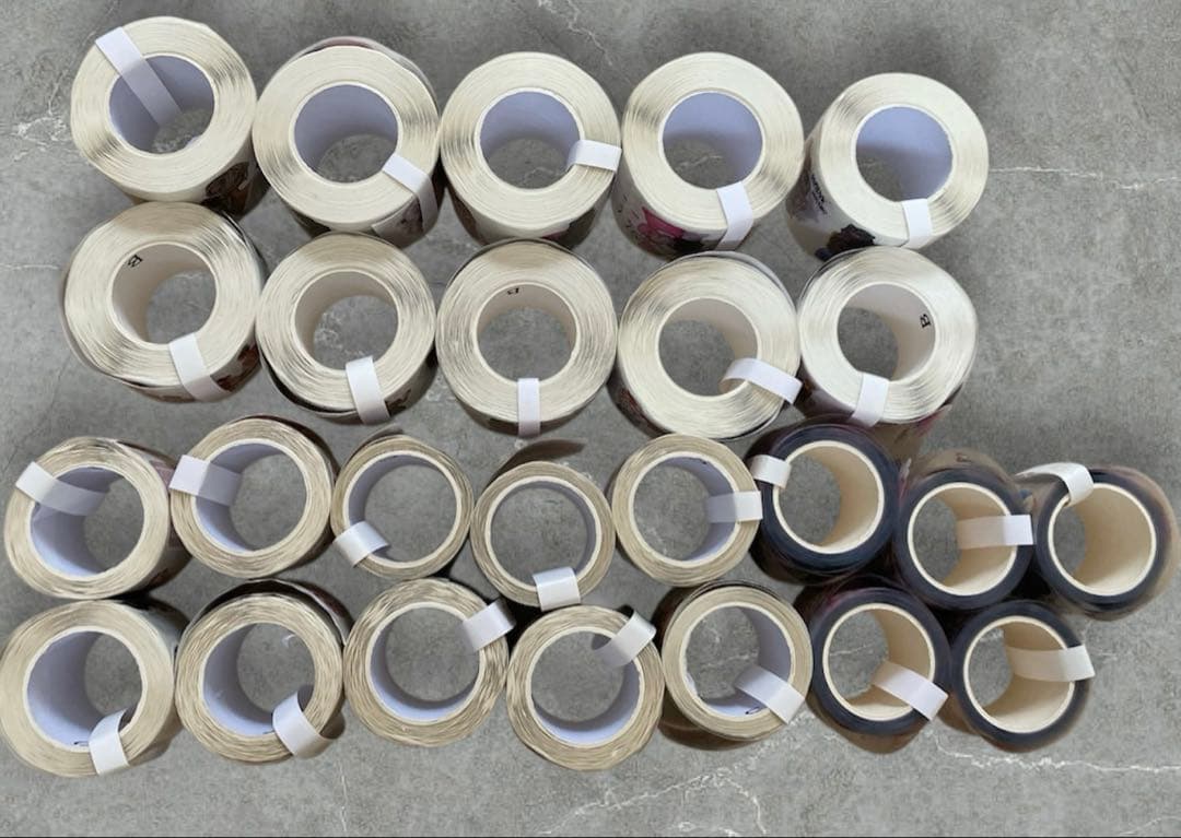 ciel様後ろ姿女の子ロールシール全セット25ロール