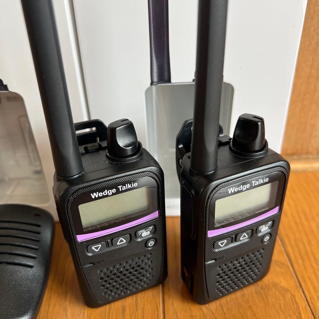 Wedge Talkie トランシーバー 2台セット　マイクのおまけ付き
