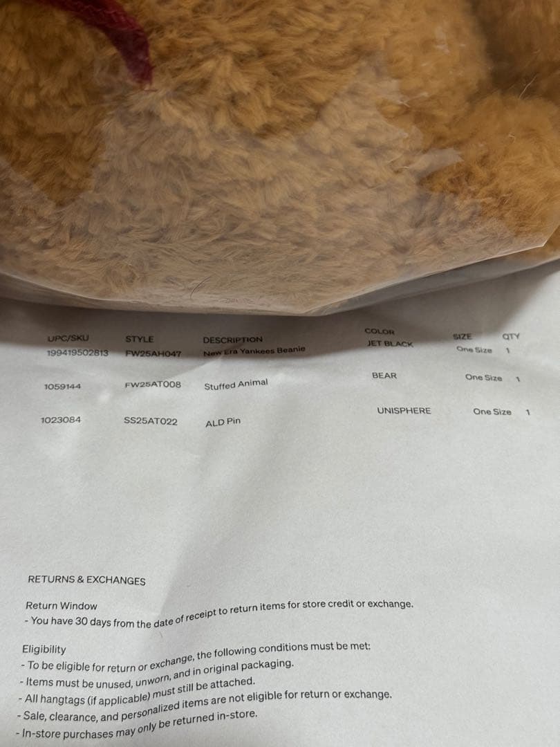 ぬいぐるみ aime leon dore Buddy Bear