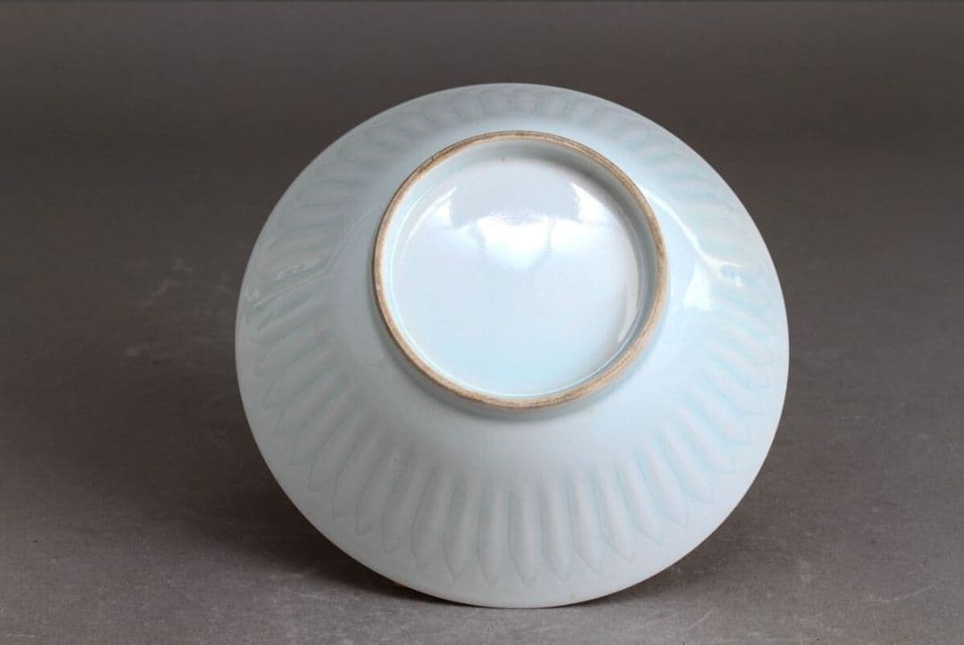 茶碗 木箱付き 青白磁 時代品 唐物 中国美術 茶道具 茶器