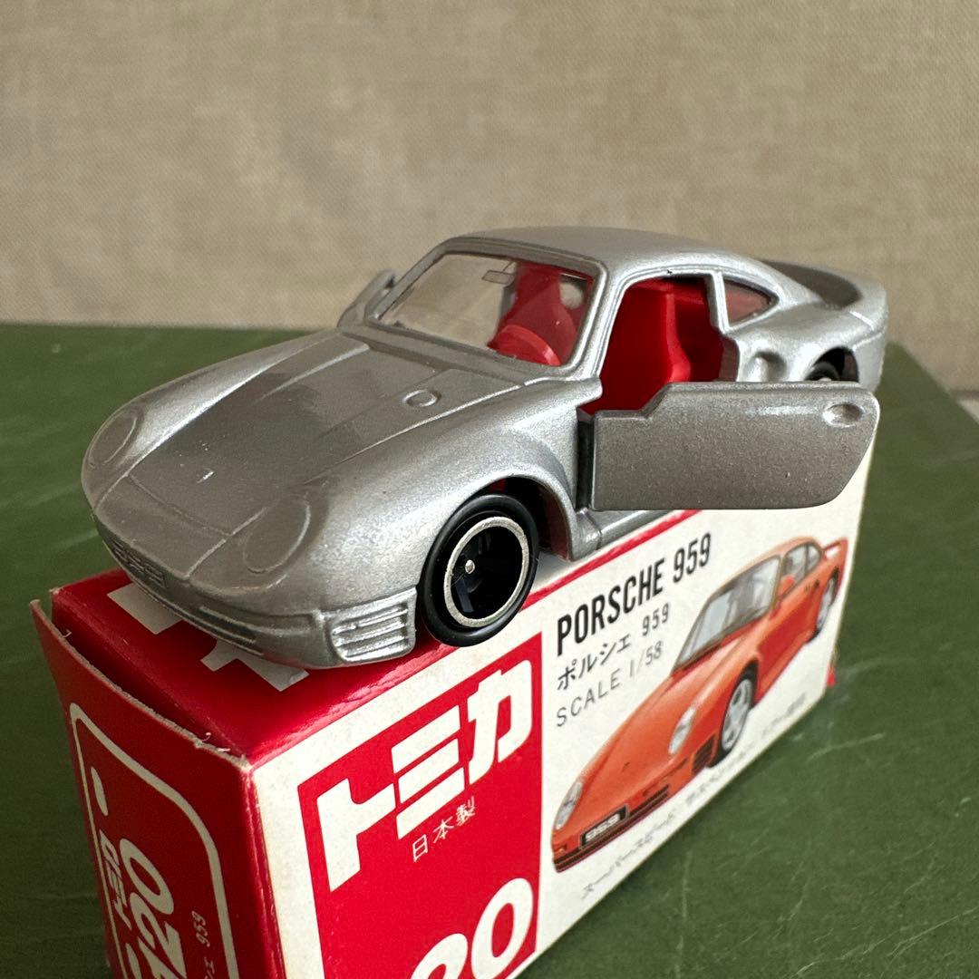 トミカ ポルシェ 959 シルバー 1/58