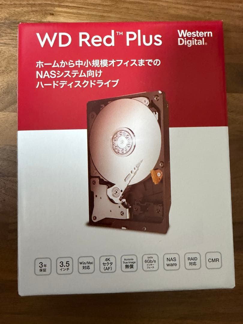 外付けハードディスク・ドライブ WD Red Plus 3TB / Seagate IronWolf 3TB