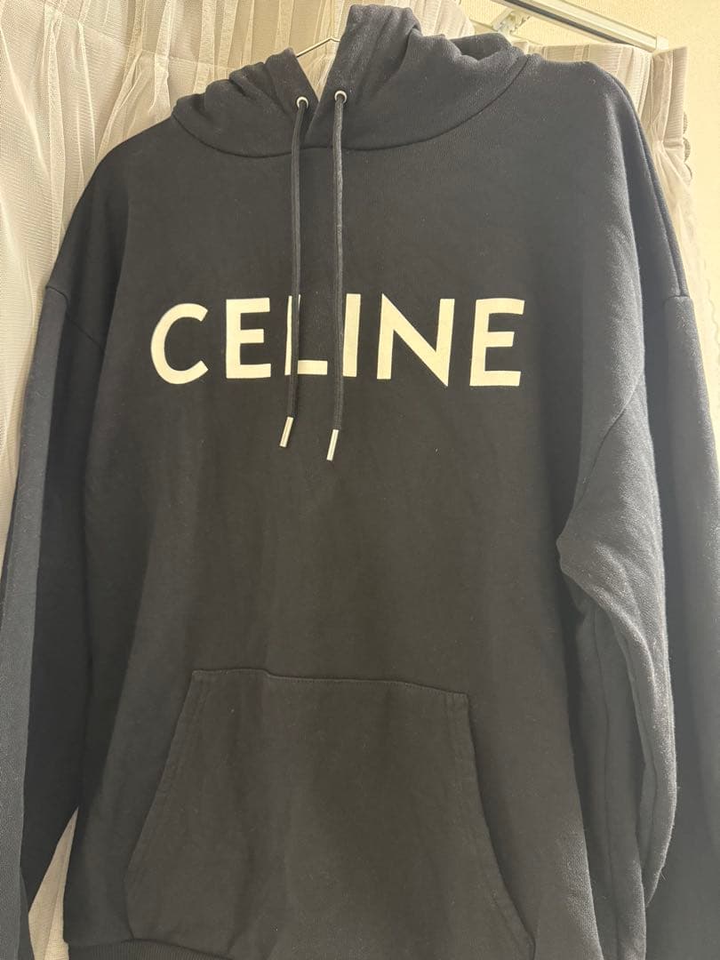 CELINE ブラック パーカー
