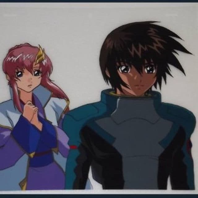 ガンダムＳＥＥＤ　キラ・ヤマト　＆　ラクス・クライン　スタンダード　複製セル画